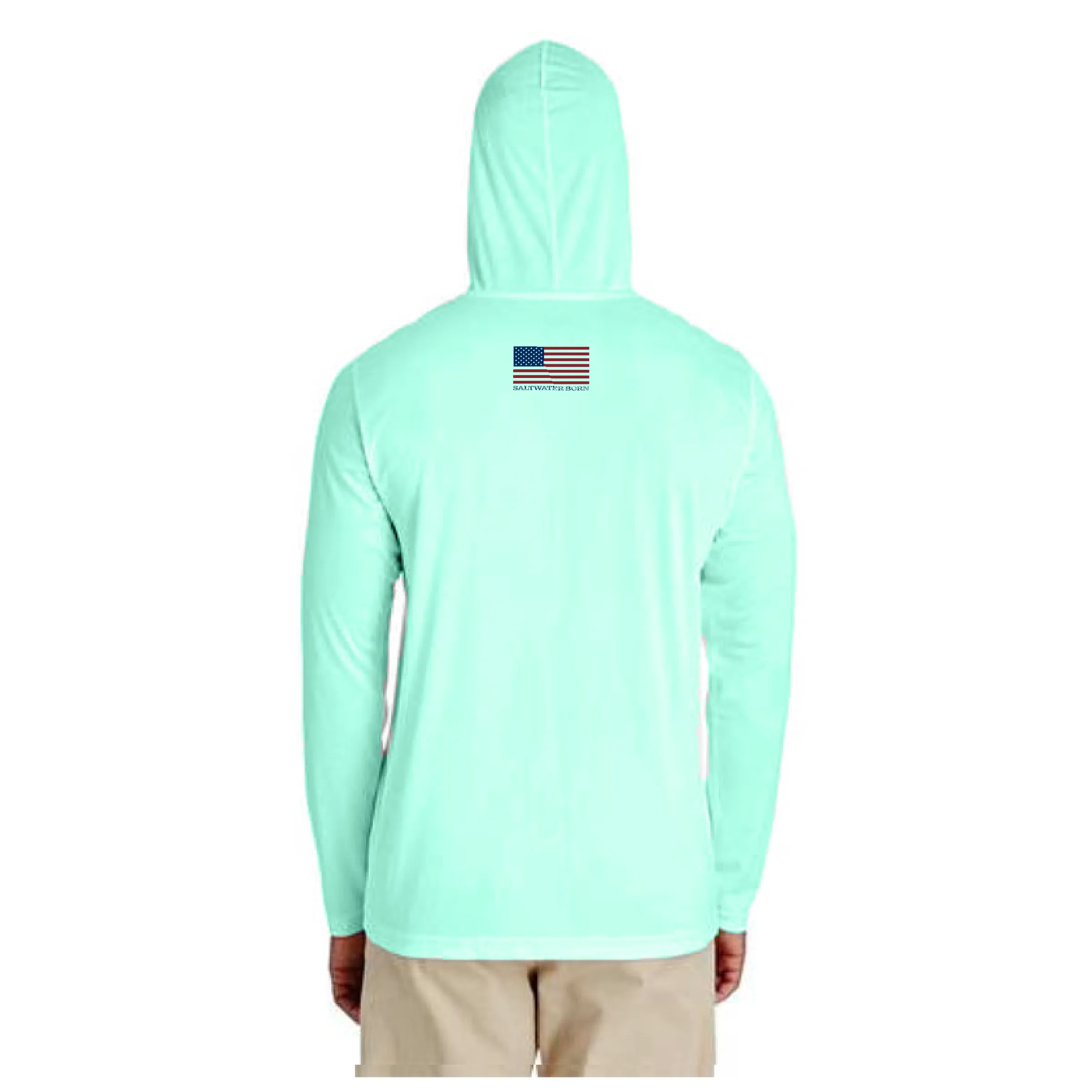 Florida Flag Boys and Girls Long Sleeve UPF 50  Dry-Fit Hoody