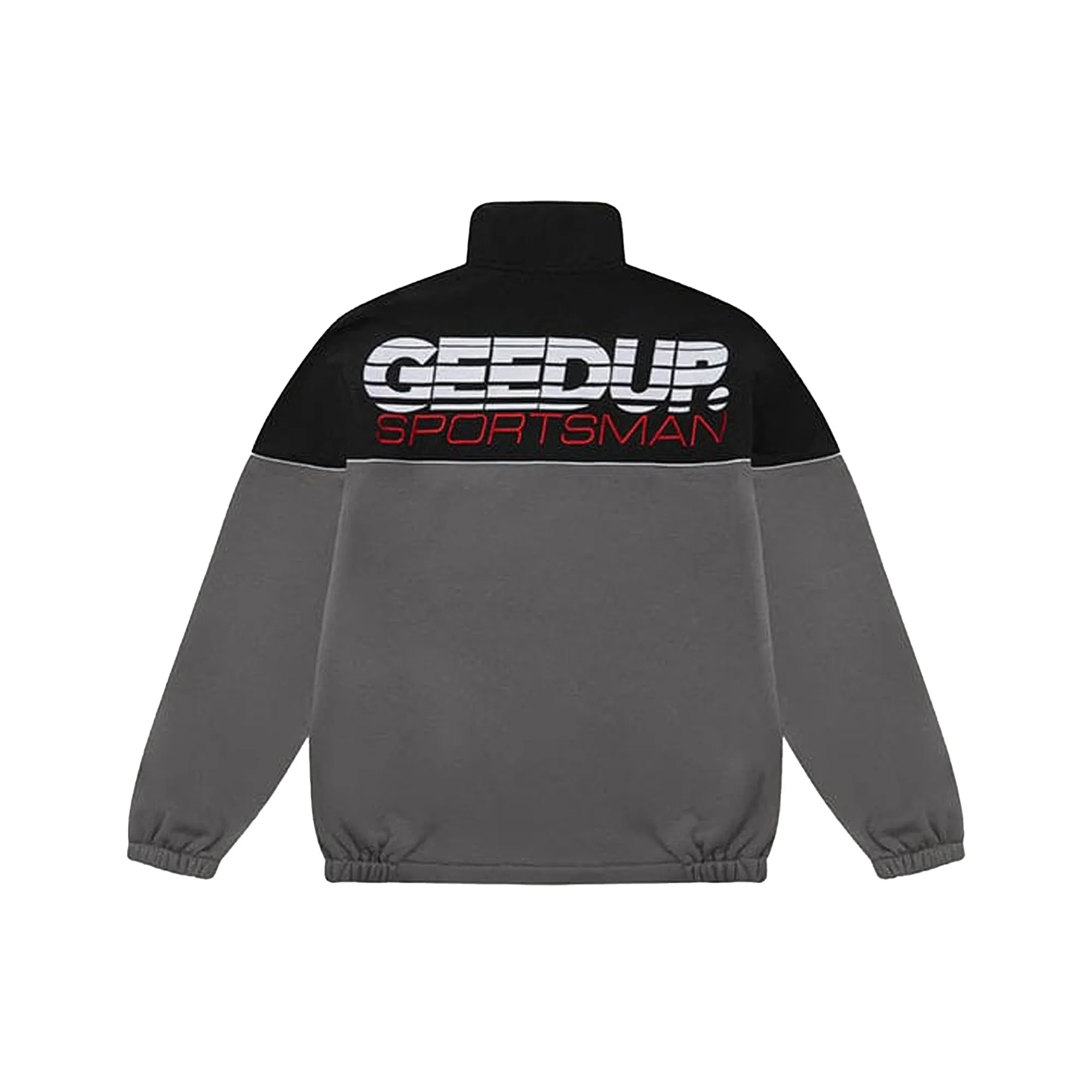 Geedup Sportsman Fleece Jacket 'Grey / Black'