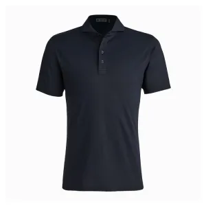 G/FORE Men's Essential Tech Pique Golf Polo T-Shirt - Onyx