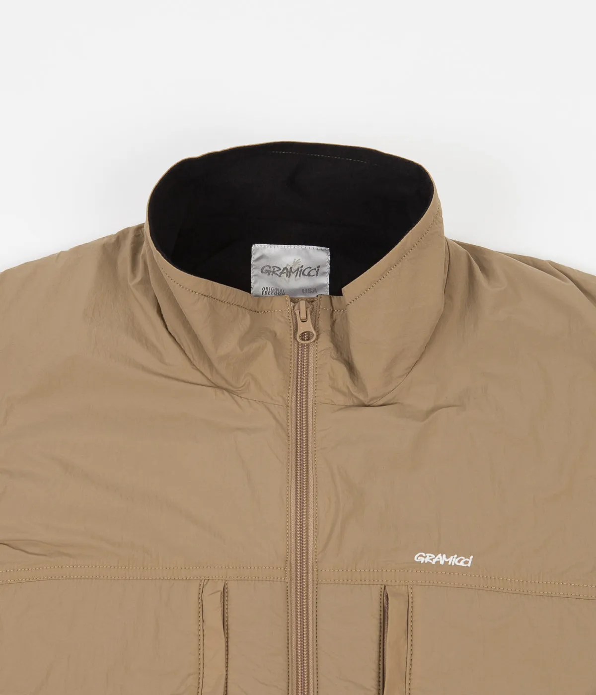 Gramicci Nylon-Fleece Truck Jacket - Chino