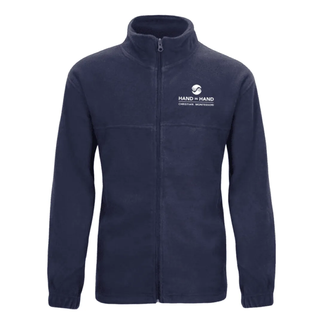 Hand In Hand  -Navy Polar Fleece Jacket - Kids