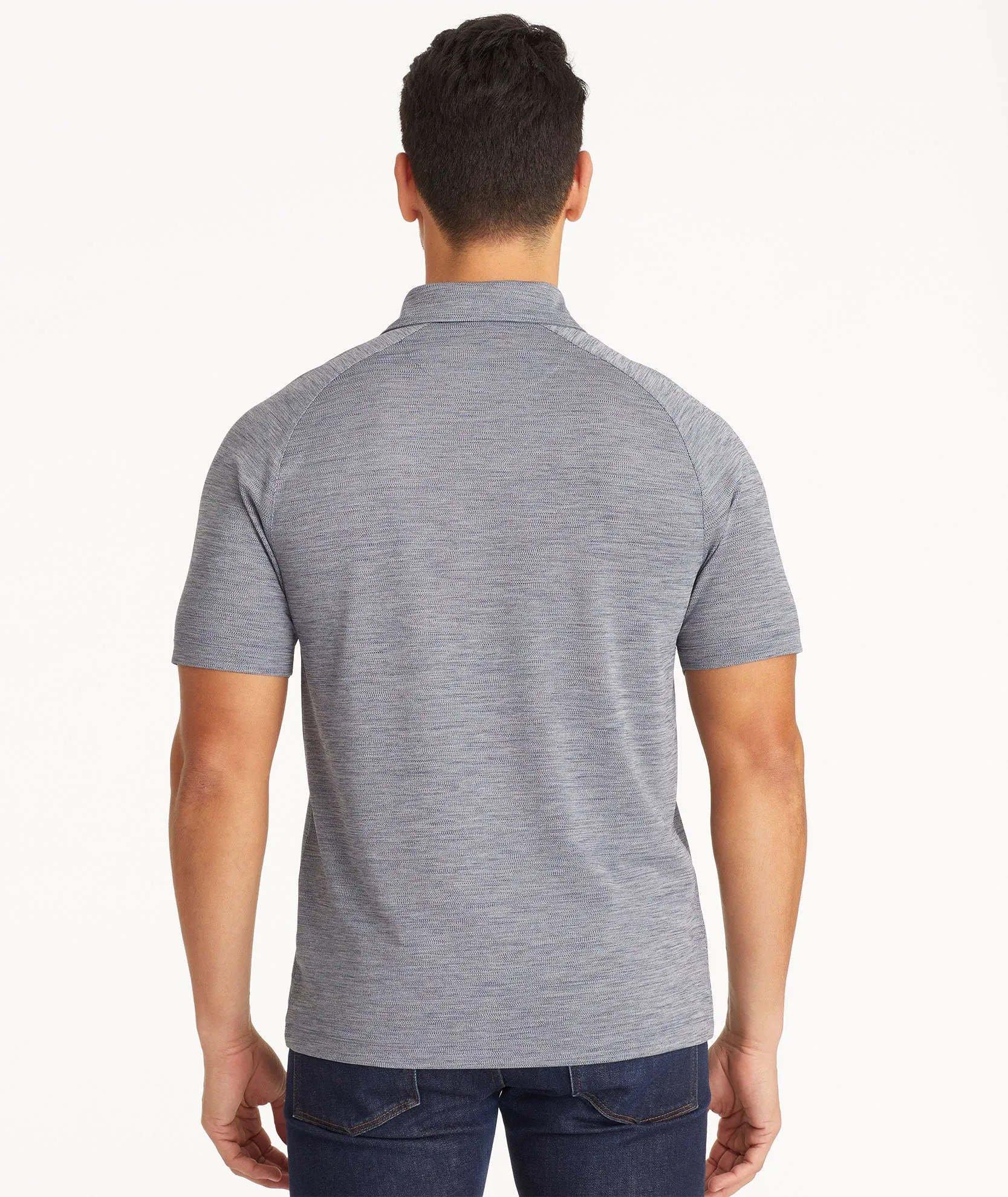 Heathered Performance Polo - FINAL SALE