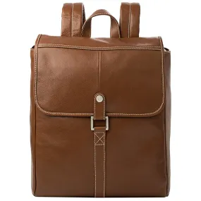 Hector Leather Backpack in Brown