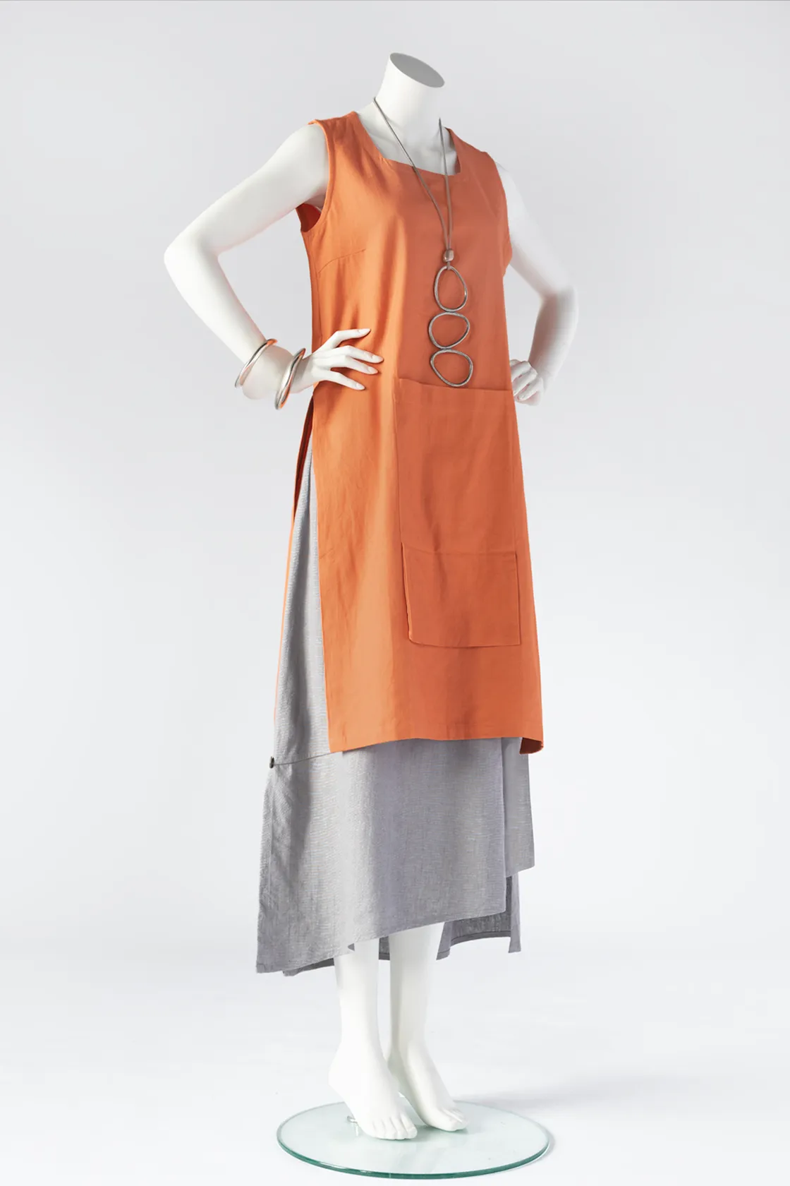 H.P. Tunic in Papaya Roma