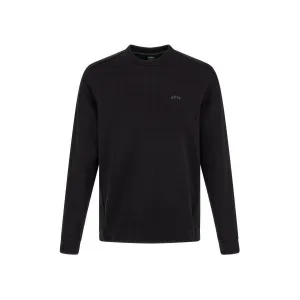 Hugo Boss Elegant Black Cotton Round Neck Sweatshirt