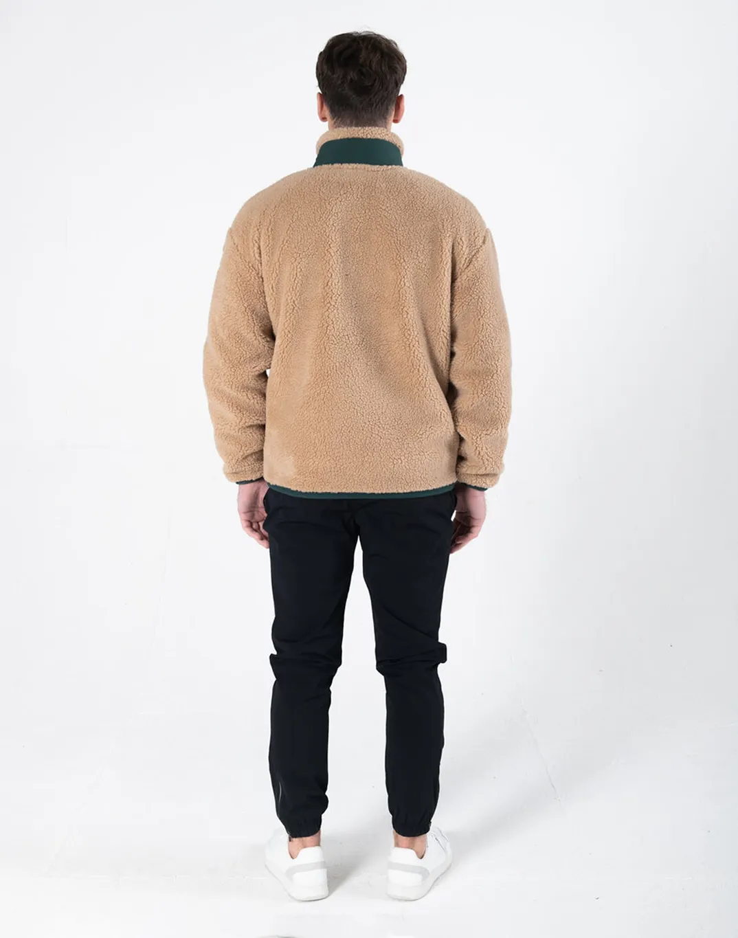 Industry Fleece Jacket in Sandstone