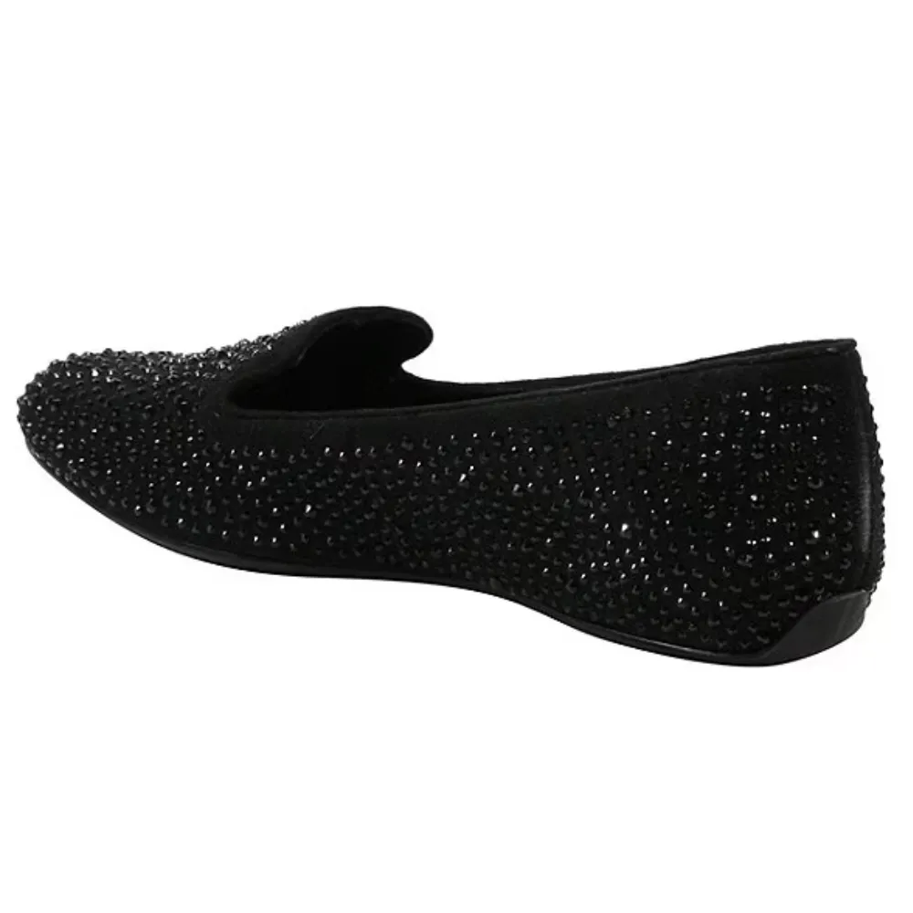 J. Renee Hanuko Black Suede Slip-On (Women's)