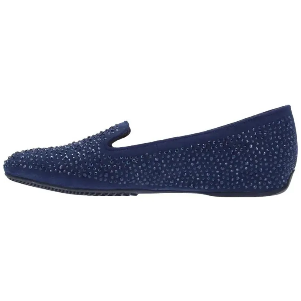 J. Renee Hanuko Navy Suede Slip-On (Women's)