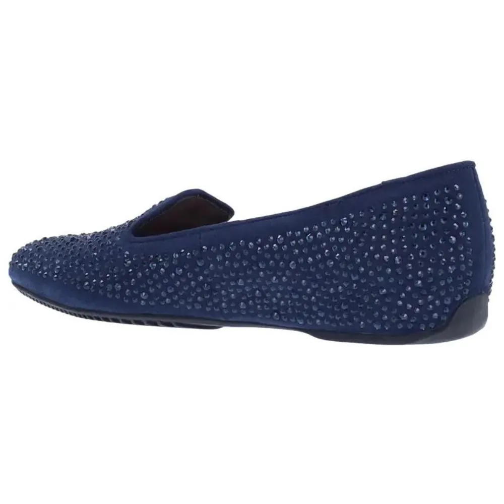 J. Renee Hanuko Navy Suede Slip-On (Women's)