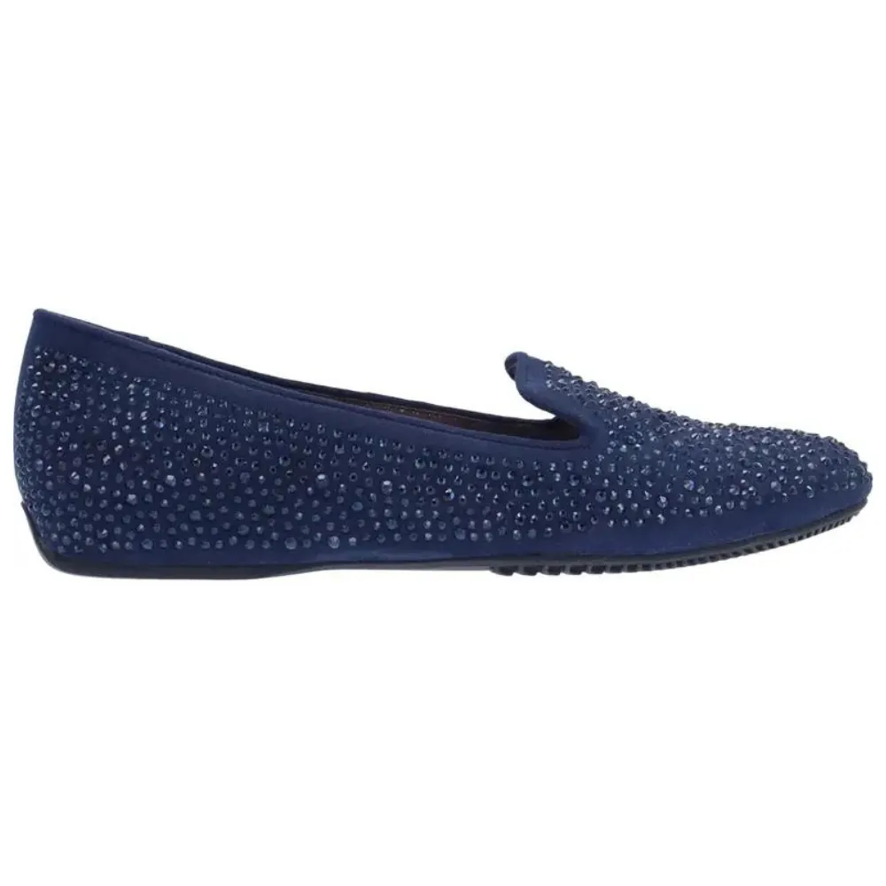 J. Renee Hanuko Navy Suede Slip-On (Women's)