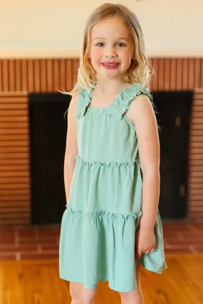 Joyful Tiered Ruffle Sleeveless Dress