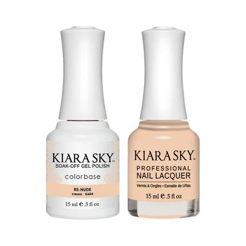 Kiara Sky Classic Gel & Polish Duo - 604 Re-nude