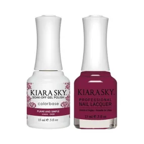 Kiara Sky Classic Gel & Polish Duo - 624 Plane And Simple