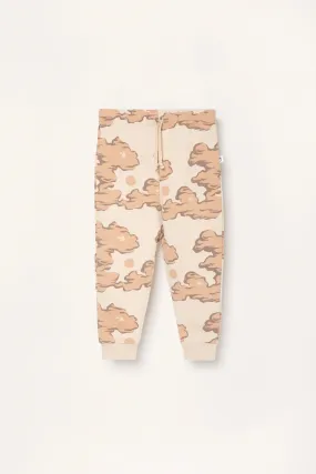 Kids' Pink Clouds Sweatpants White/Pink