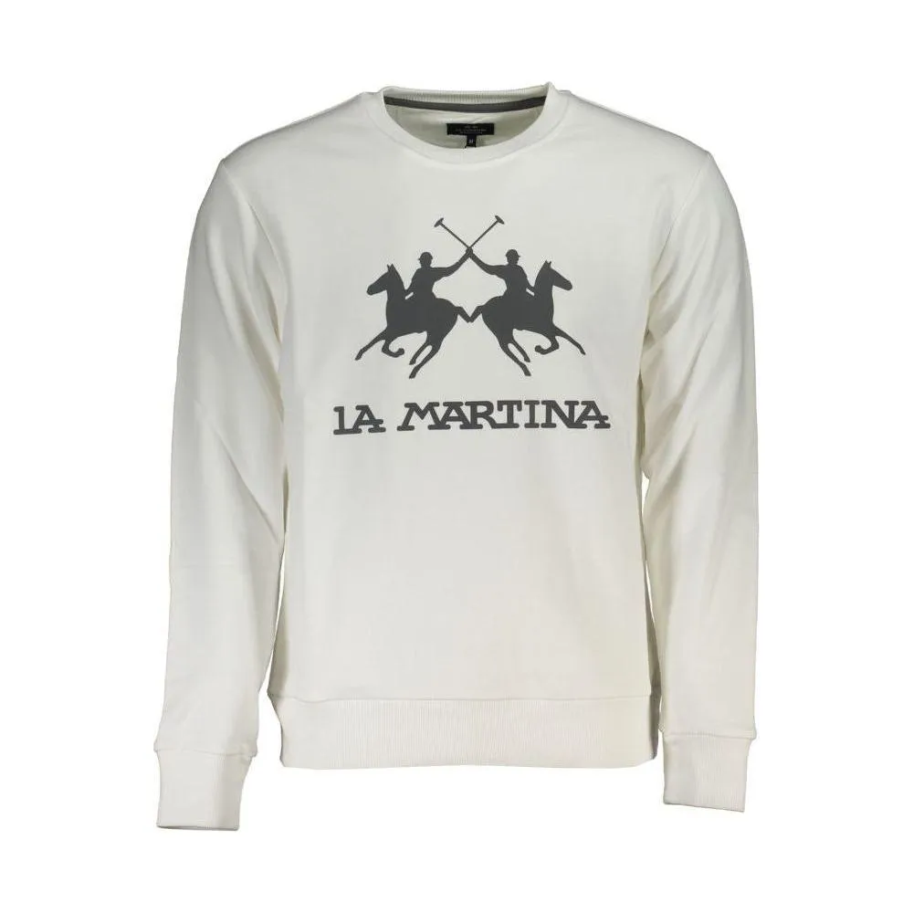 La Martina Elegant Long Sleeved Crew Neck Sweatshirt