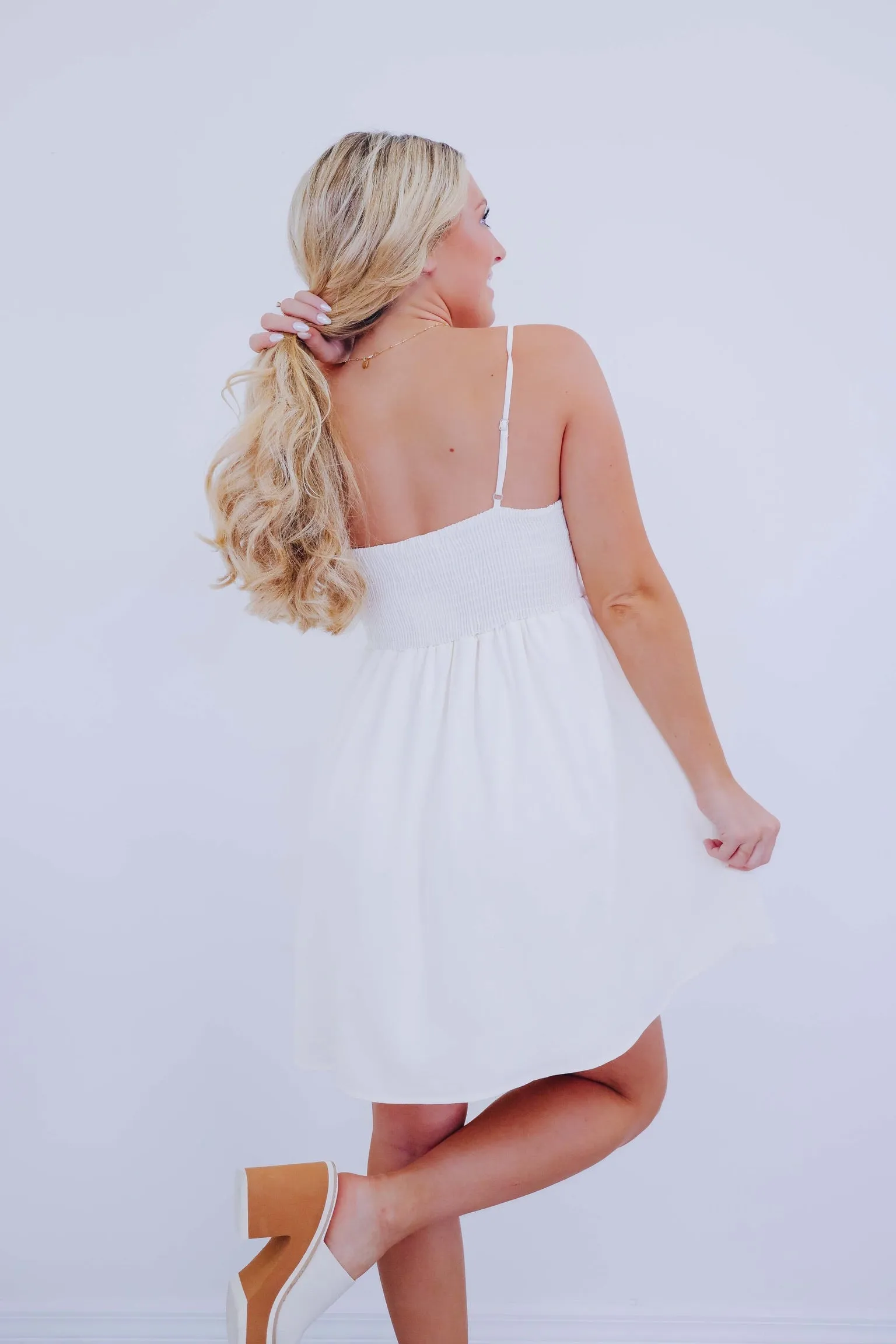 Linen N Bows Babydoll Dress