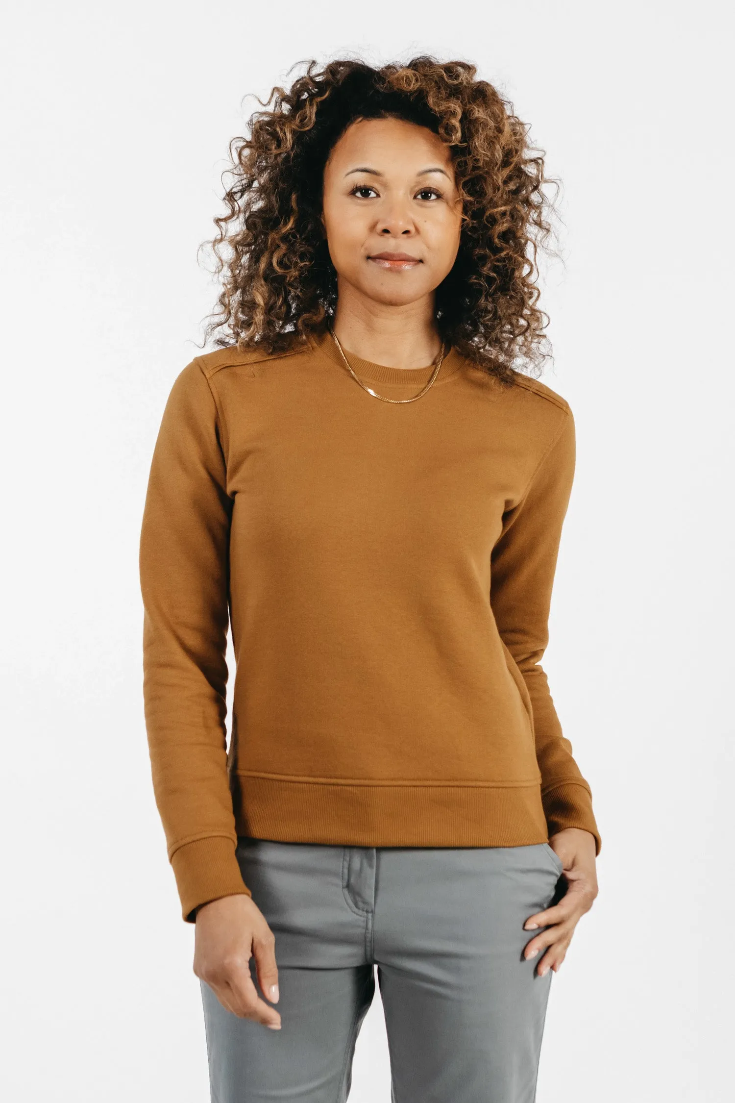 Linnton Crew Sweatshirt / Bronze