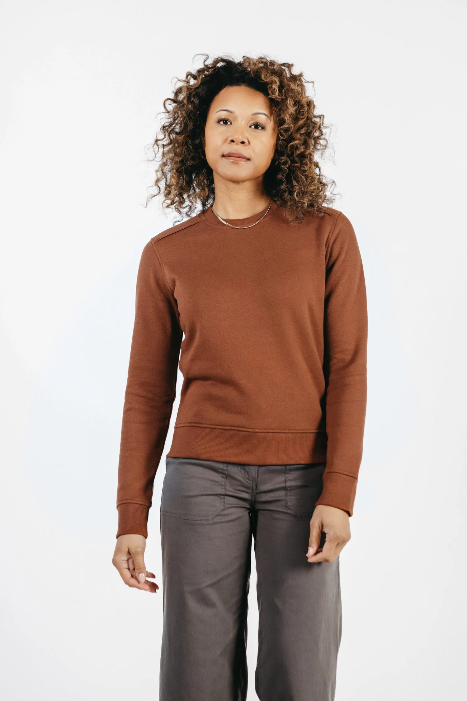 Linnton Crew Sweatshirt / Burnt Umber