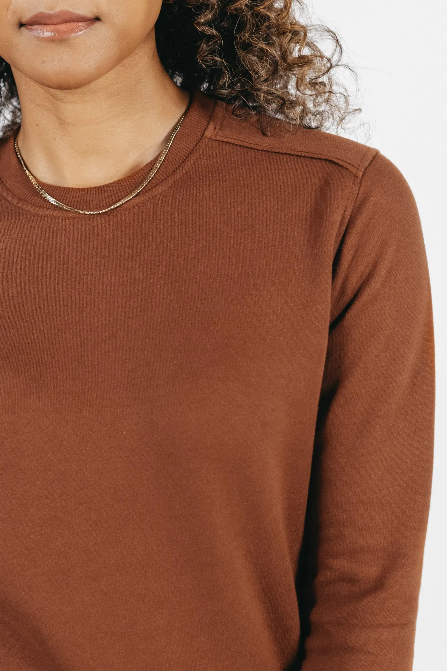 Linnton Crew Sweatshirt / Burnt Umber