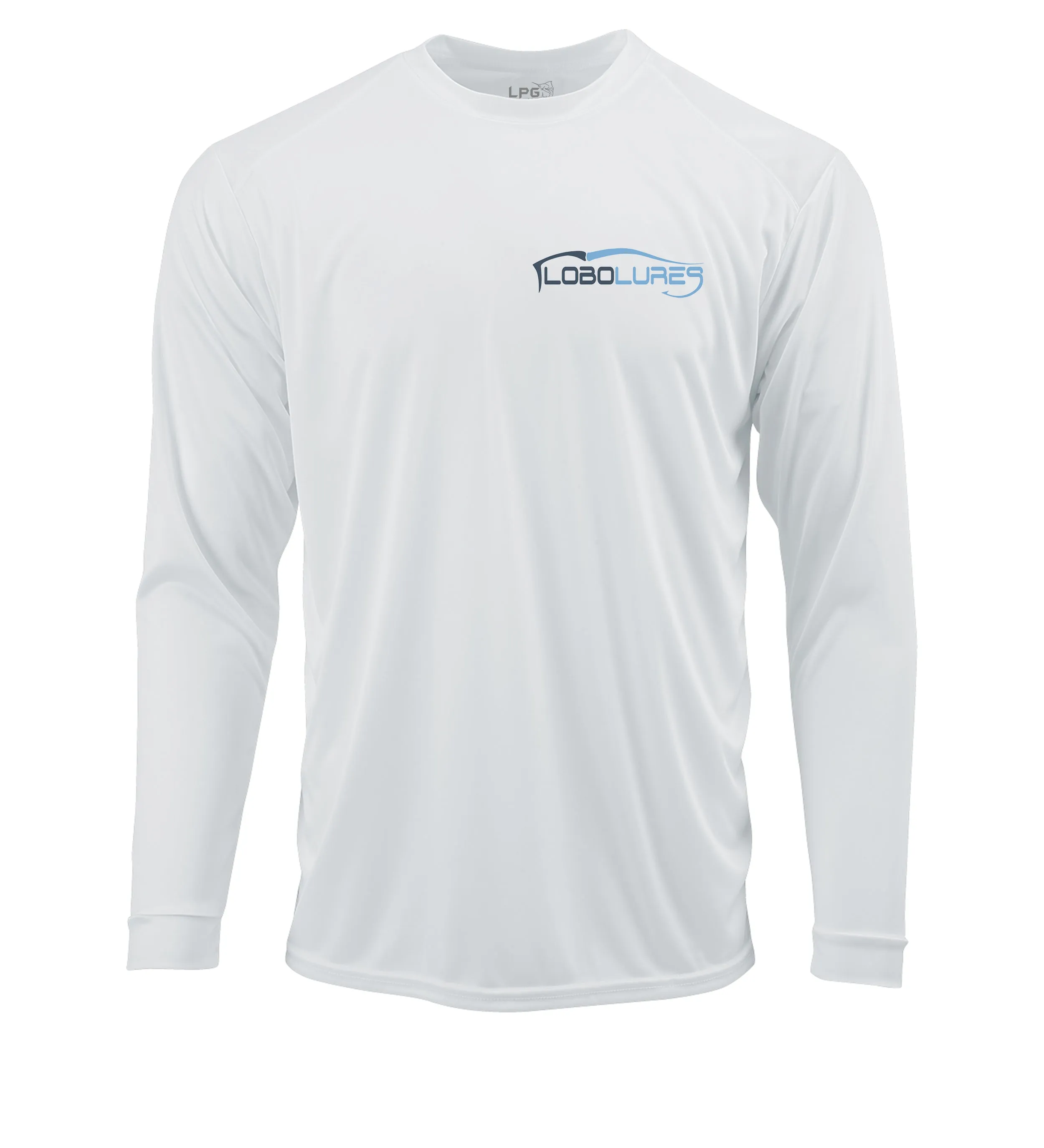 Lobo Lures Never Back Down Sportfish Lifestyle Performance UPF50  T-Shirt