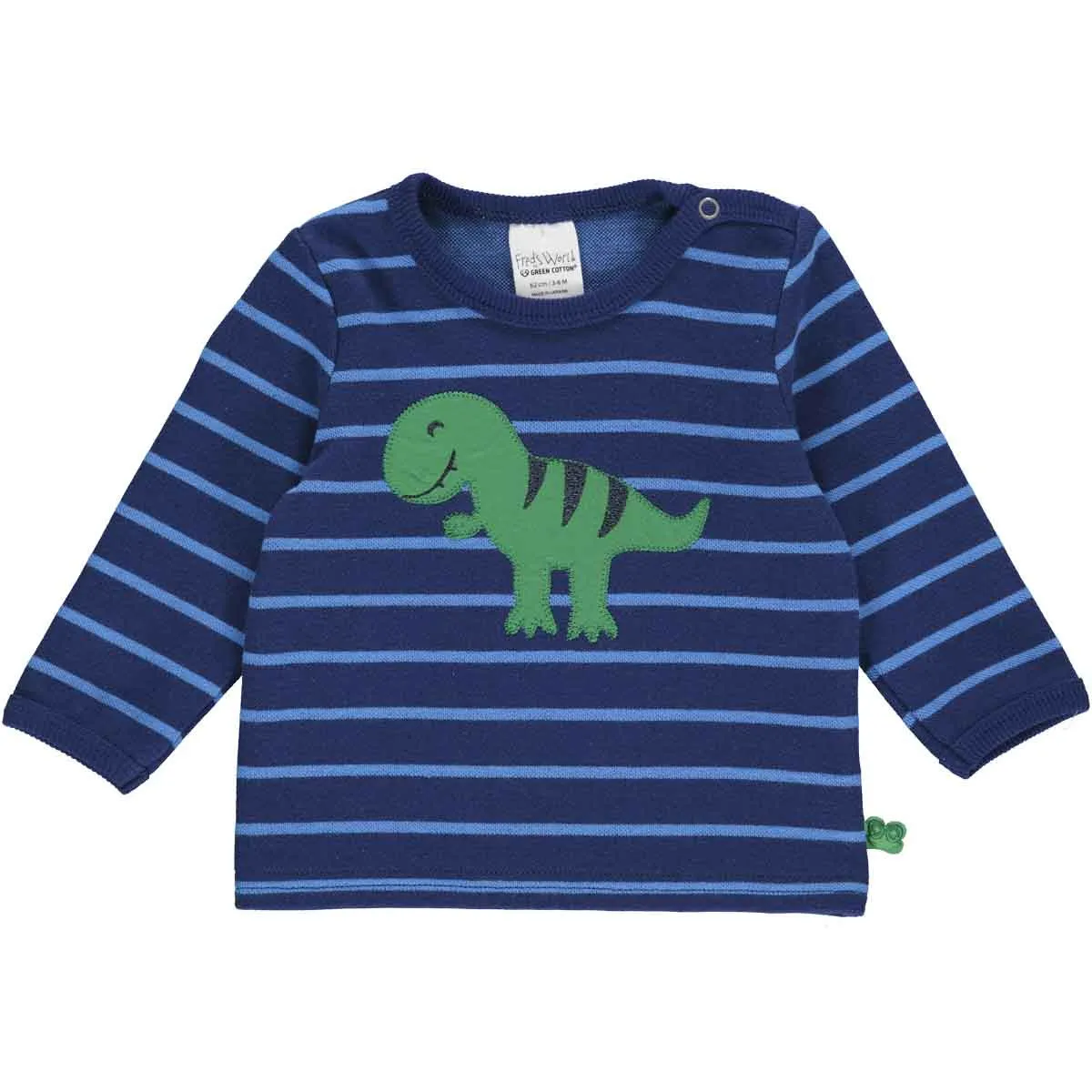 Long sleeve top- dino appliqué