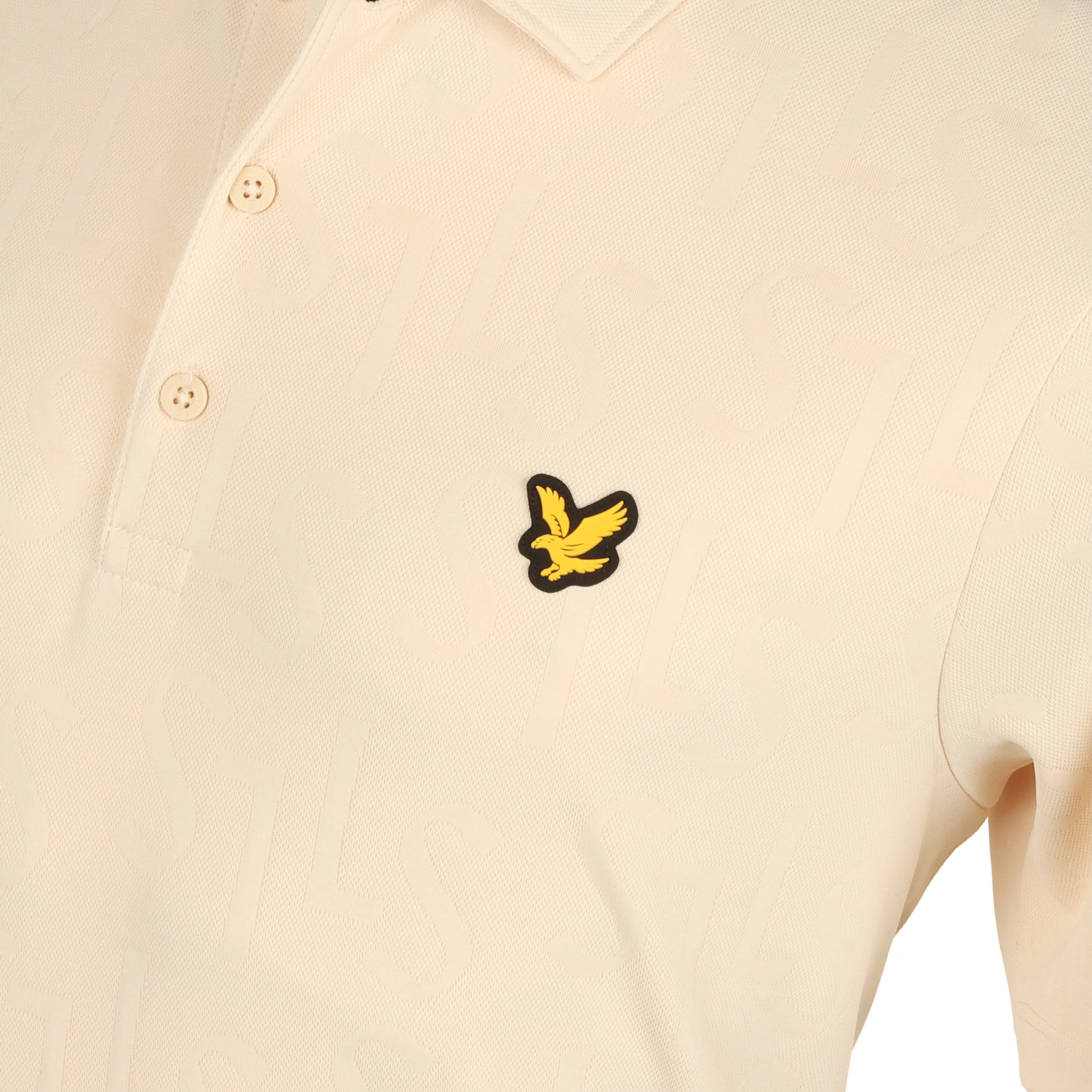 Lyle & Scott Golf Monogram Jacquard Shirt