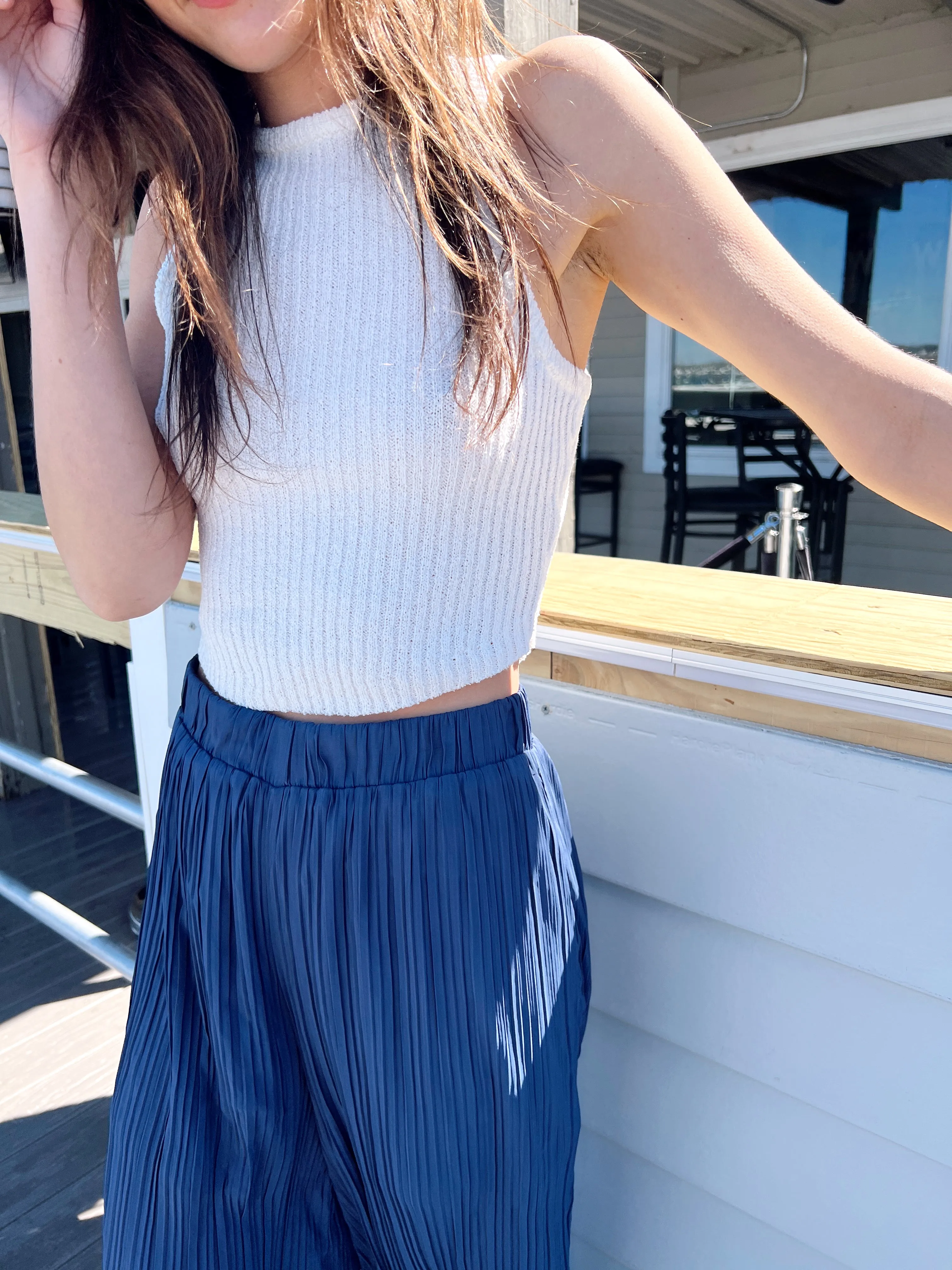 Marina Time Pleated Pants