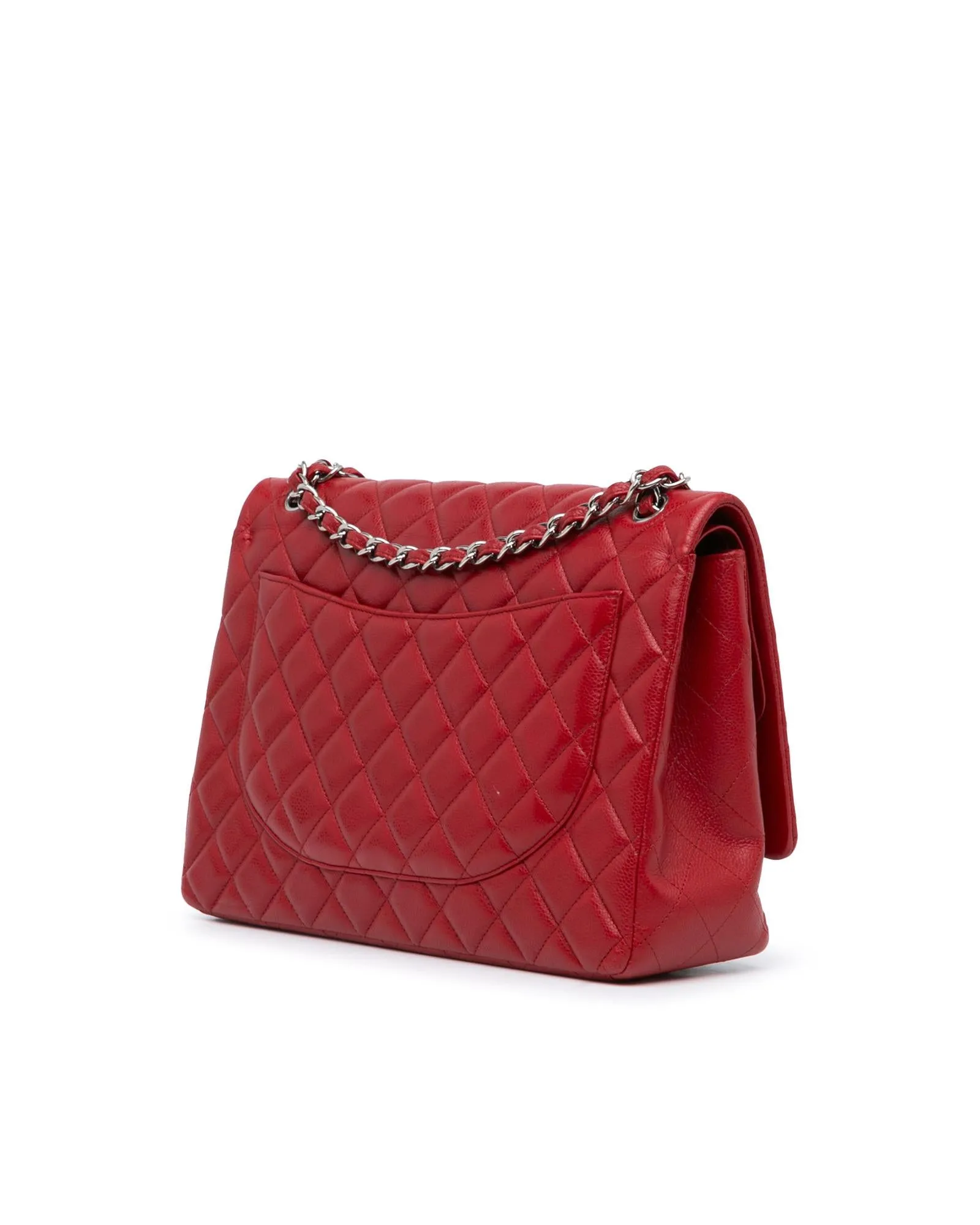 Maxi Classic Double Flap Quilted Leather Shoulder Bag