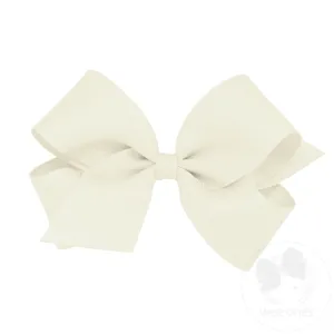 Medium Classic Grosgrain Hair Bow (Plain Wrap)