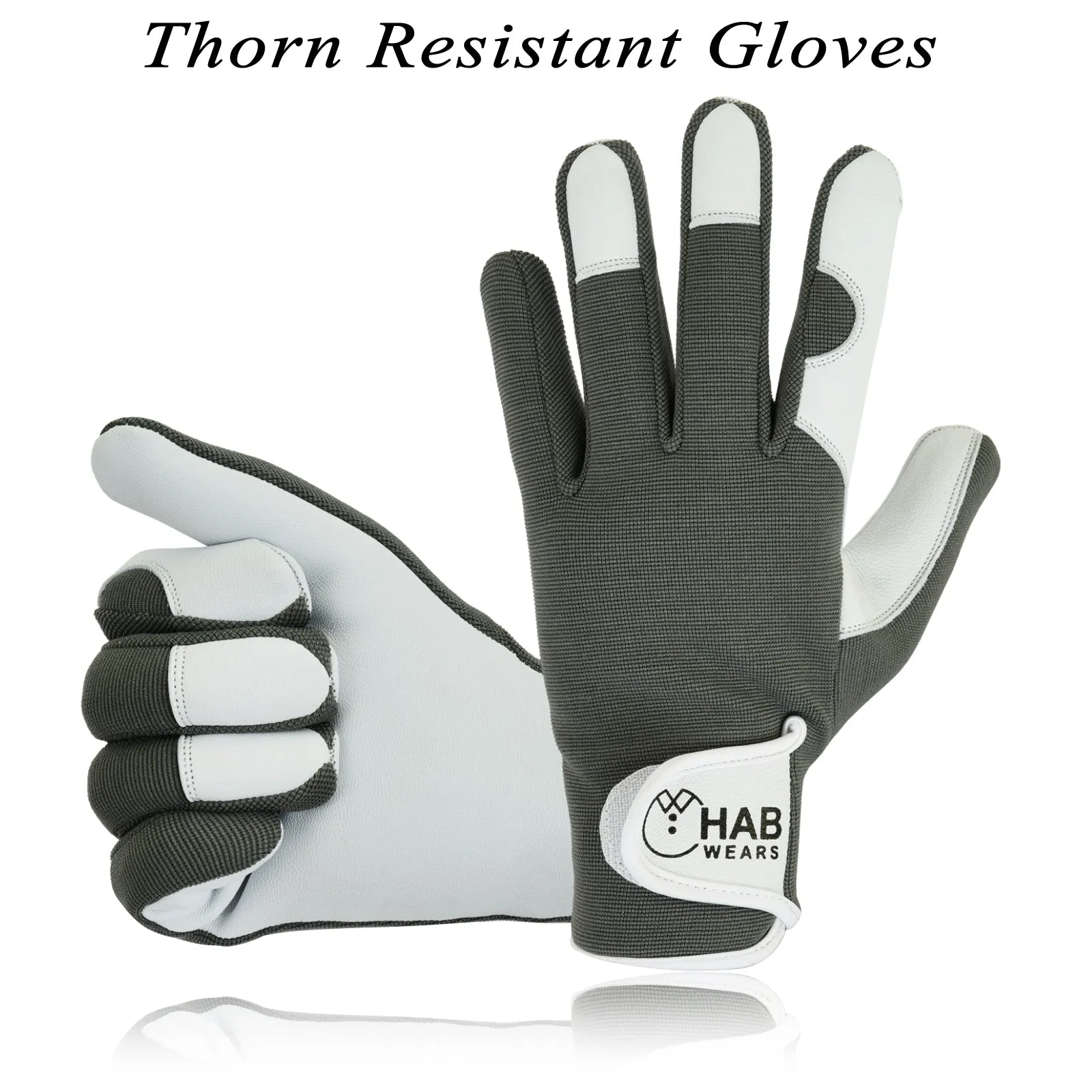 Men Leather Thorn Proof Gardening Glove