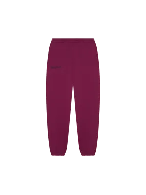 Mens Archive 365 Heavyweight Track Pants—plum purple