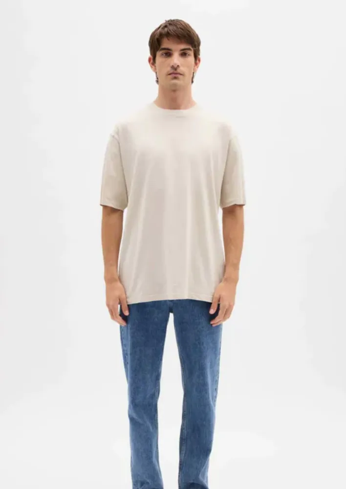 Mens Organic Oversized Tee Limestone