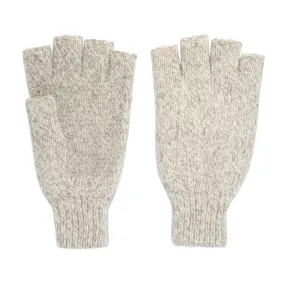 Men's Ragg Wool Insulated Fingerless Gloves