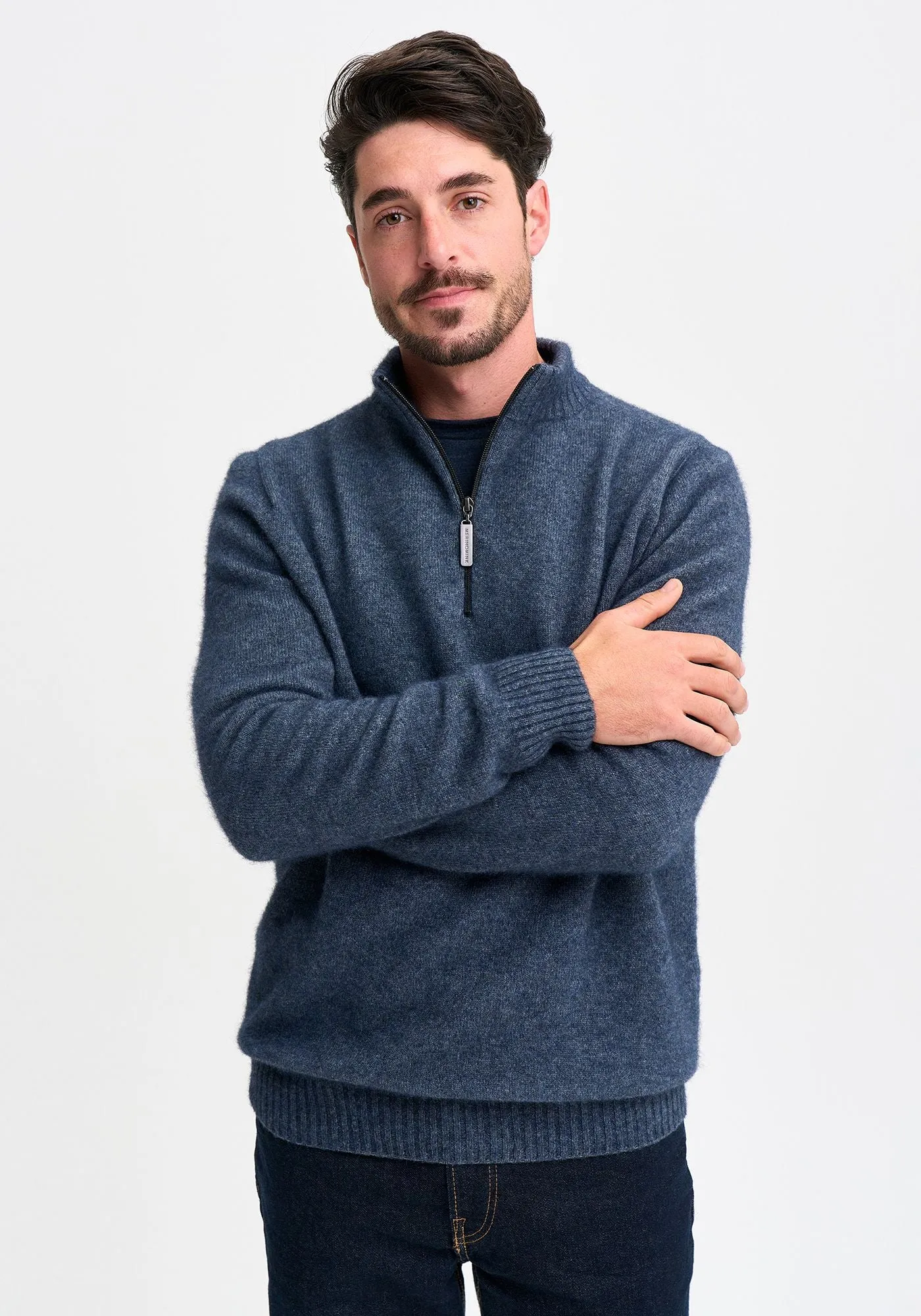 Merinomink Whitaker Half Zip Sweater