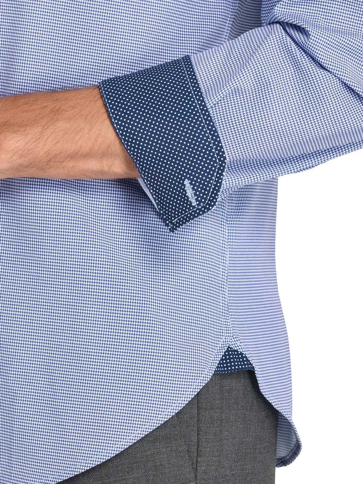 Micro Houndstooth Performance Dress Shirt