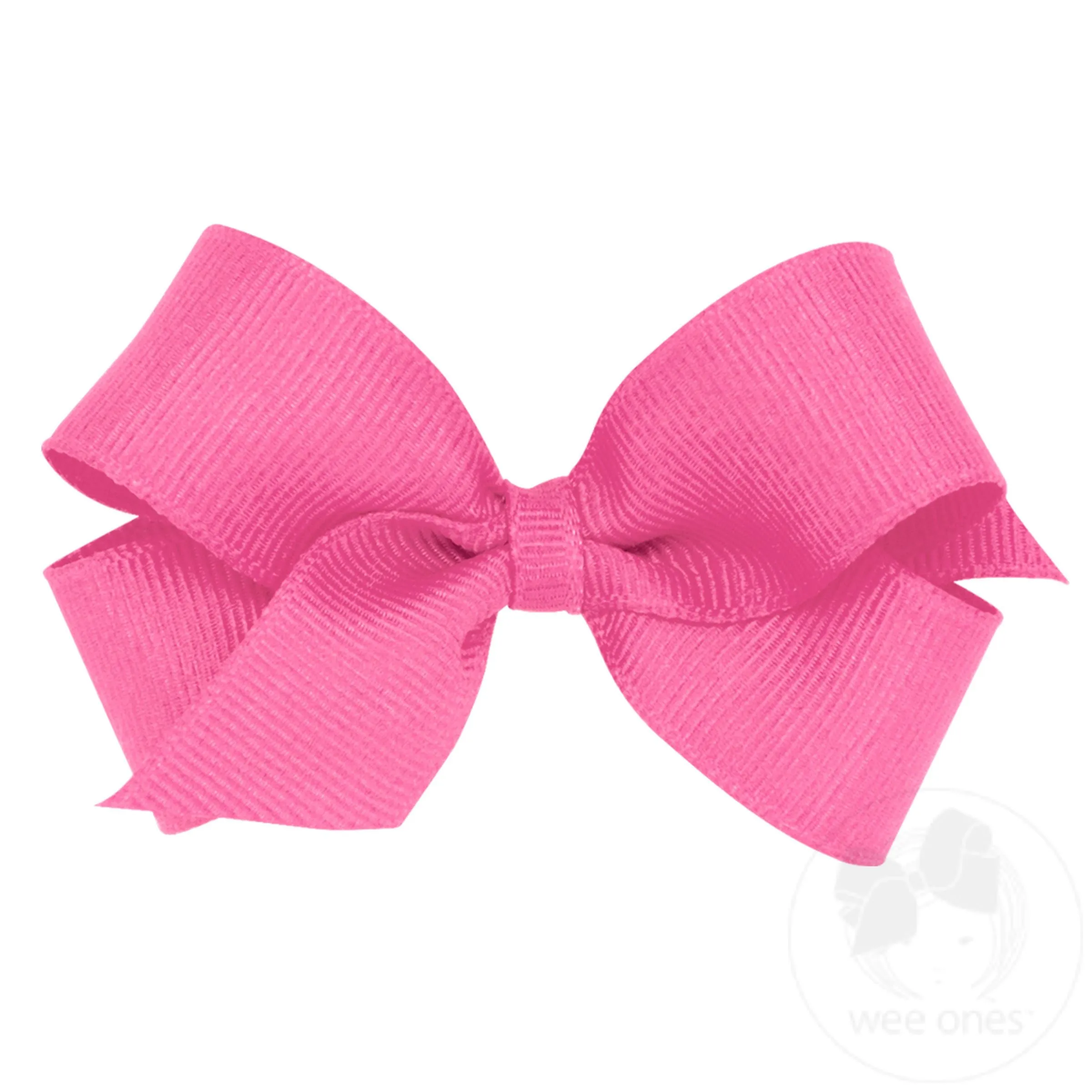 Mini Classic Grosgrain Hair Bow (Plain Wrap)