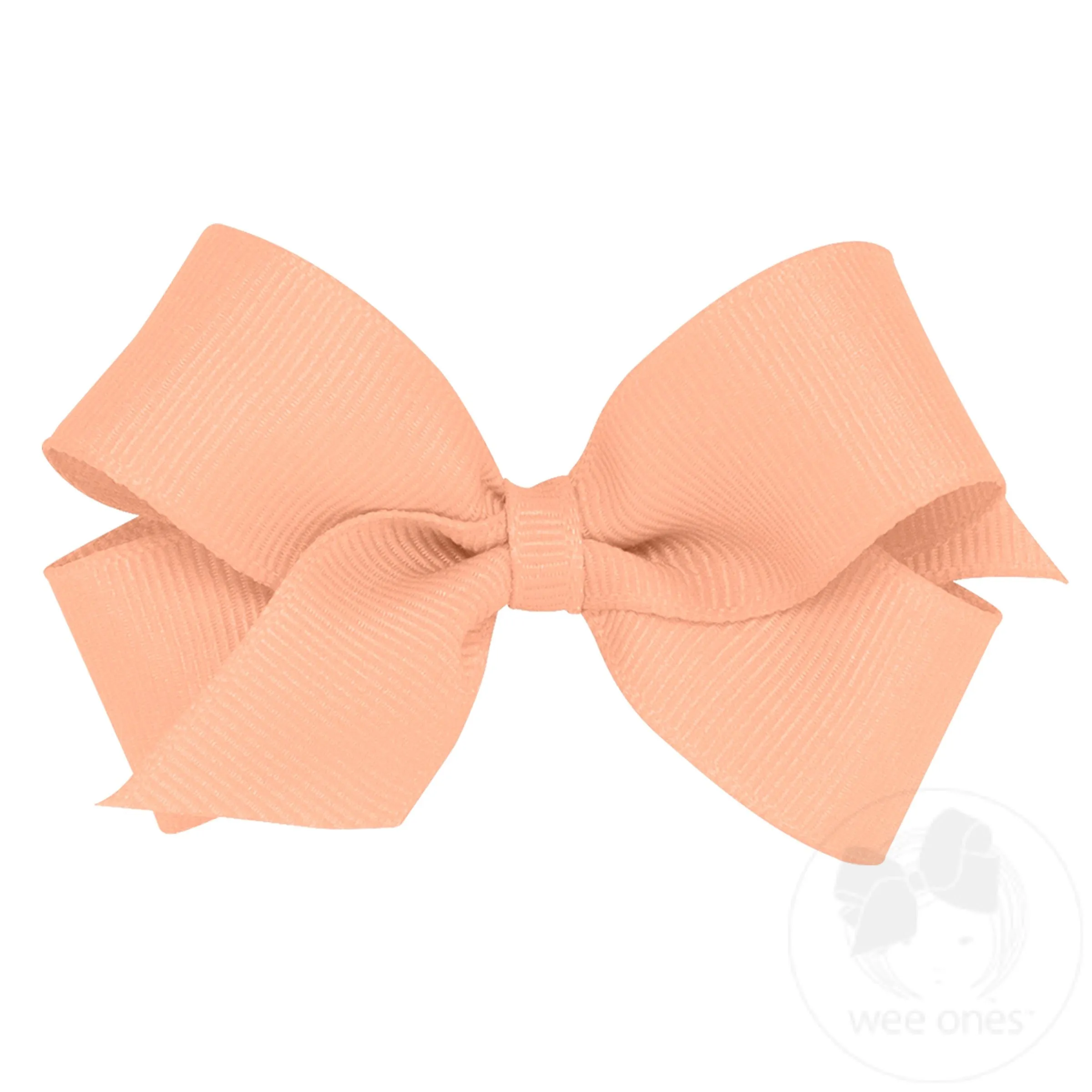 Mini Classic Grosgrain Hair Bow (Plain Wrap)