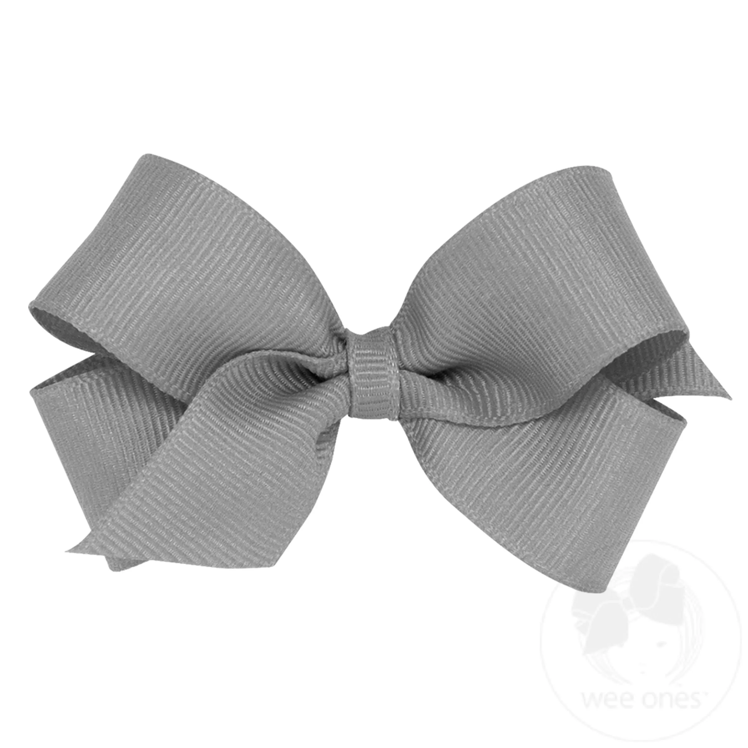 Mini Classic Grosgrain Hair Bow (Plain Wrap)