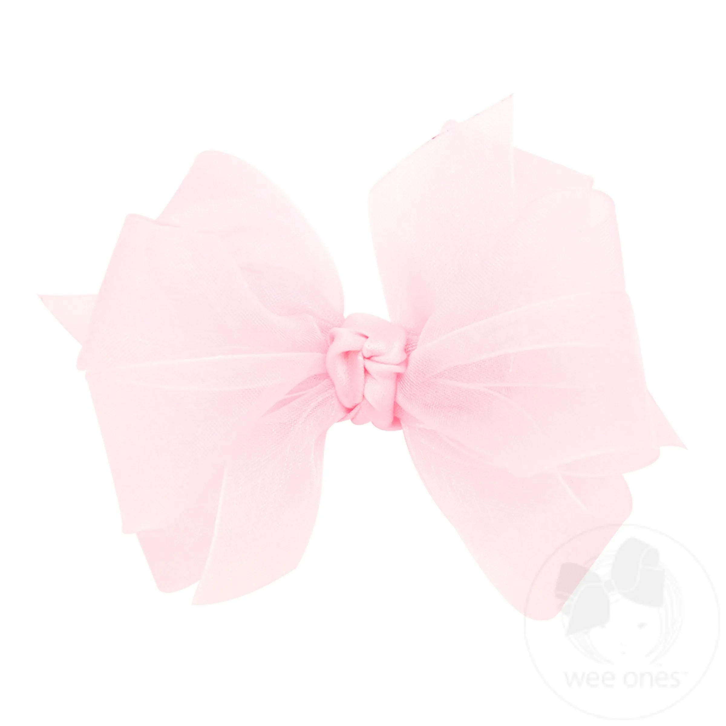 Mini Classic Organza Girls Double Hair Bow