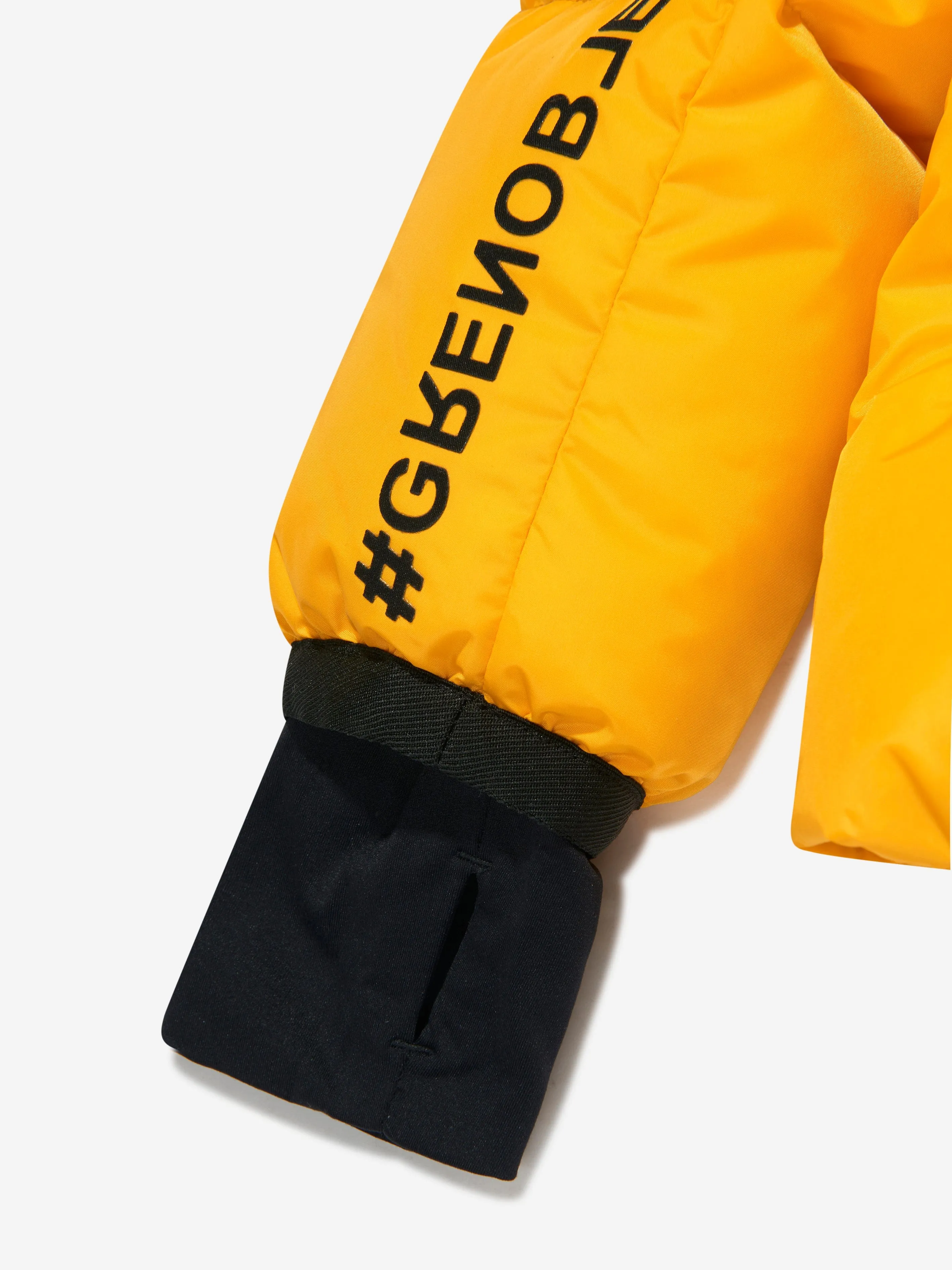 Moncler Grenoble Boys Down Padded Verdons Jacket in Yellow