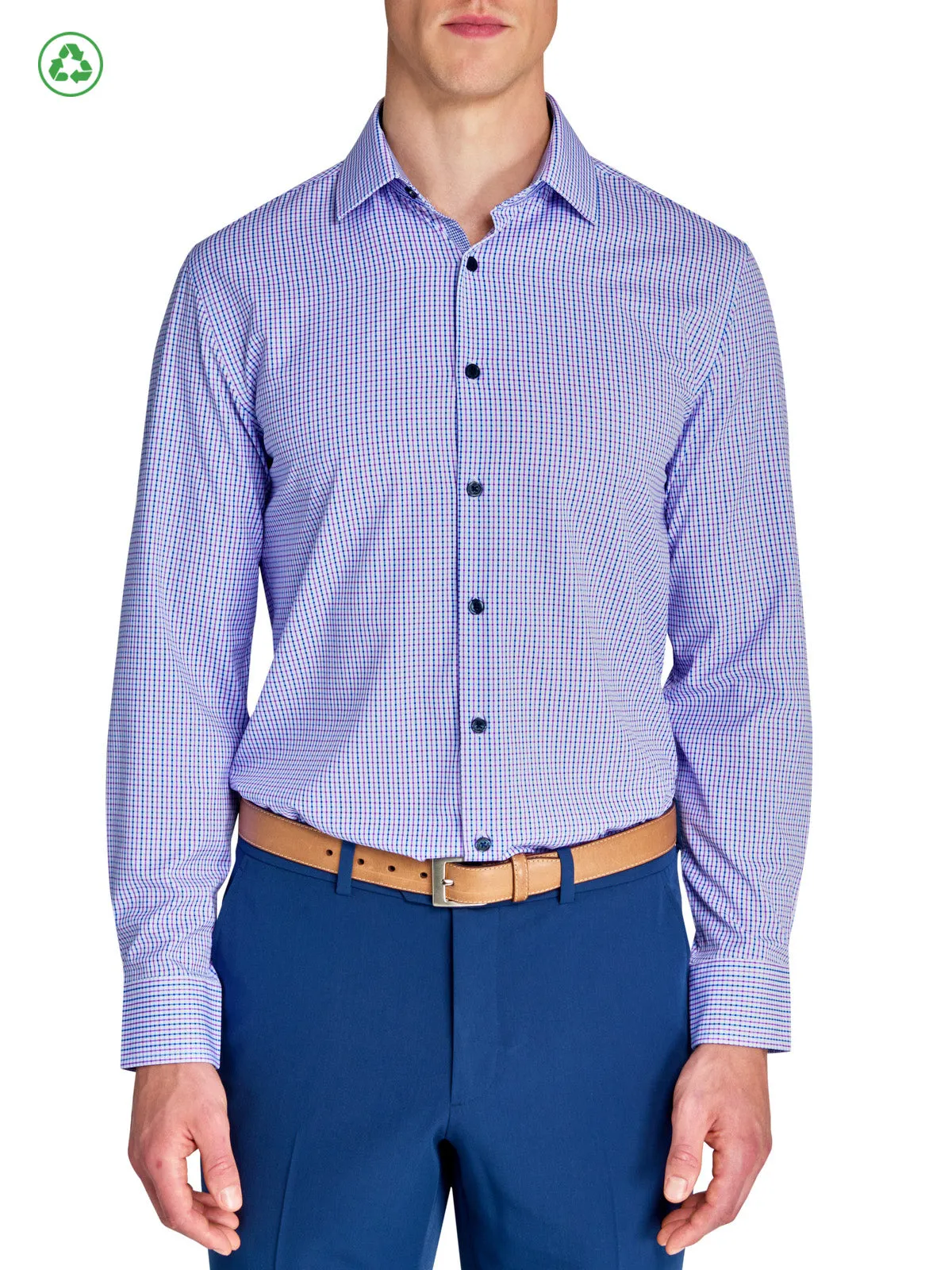 Multi Stripe Performance Dress Shirt