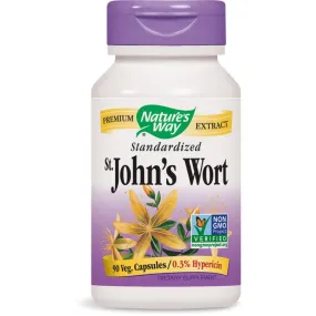 NATURES WAY - St. Johns Wort Standardized - 90 Vegetarian Capsules