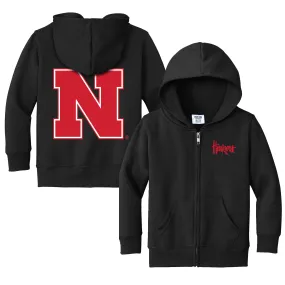 Nebraska Cornhuskers Logo Toddler Full-Zip Sweatshirt