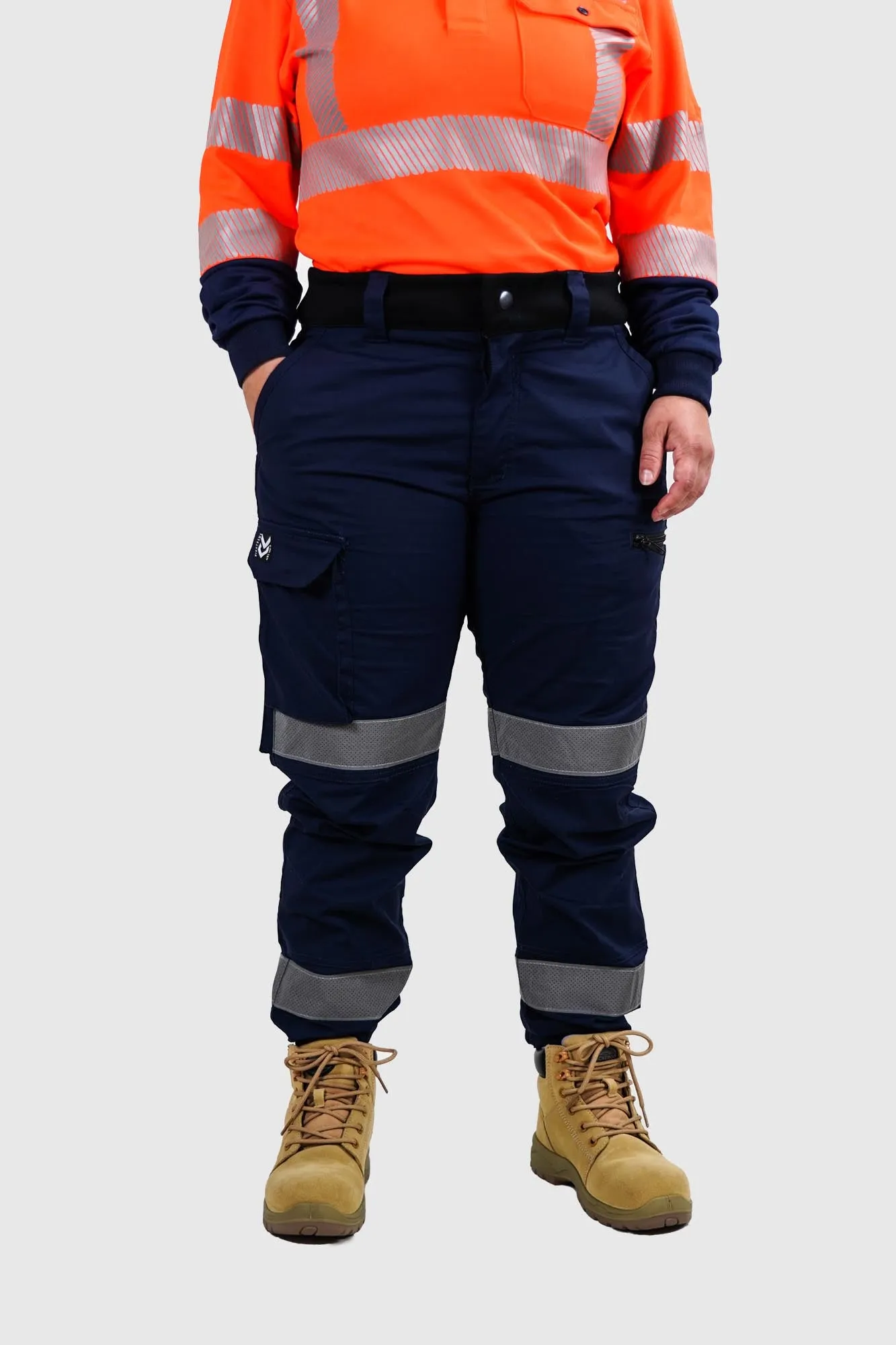 Nighthawk Workwear Reflective Chino v2 Blue Ladies