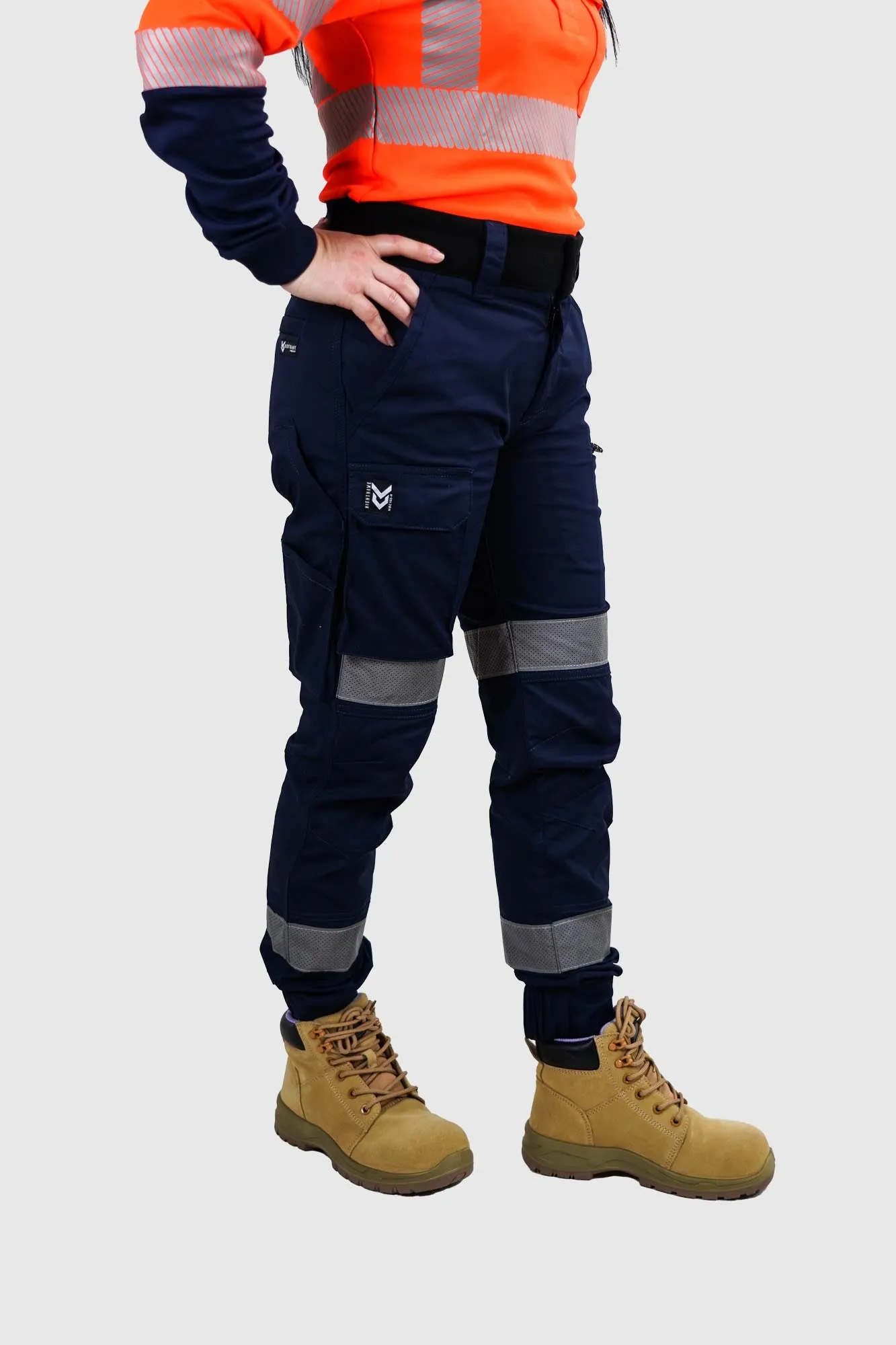 Nighthawk Workwear Reflective Chino v2 Blue Ladies