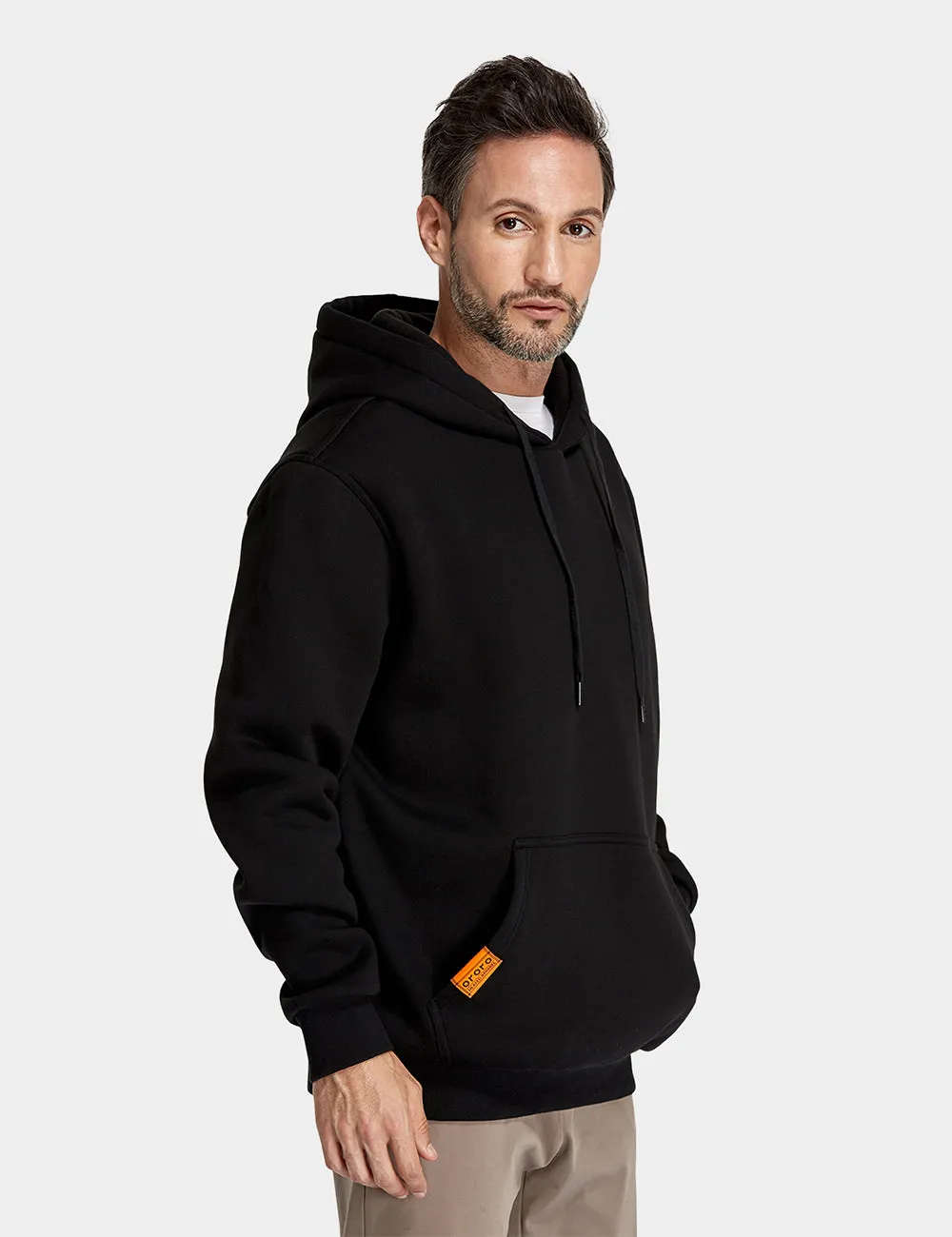 (Open-box) Unisex Heated Pullover Hoodie with Pocket Heating