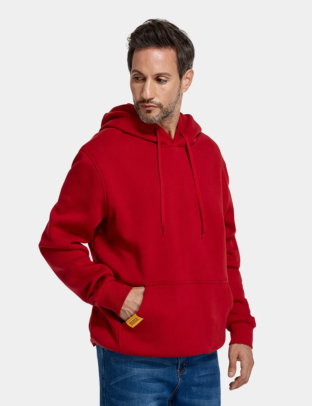 (Open-box) Unisex Heated Pullover Hoodie with Pocket Heating