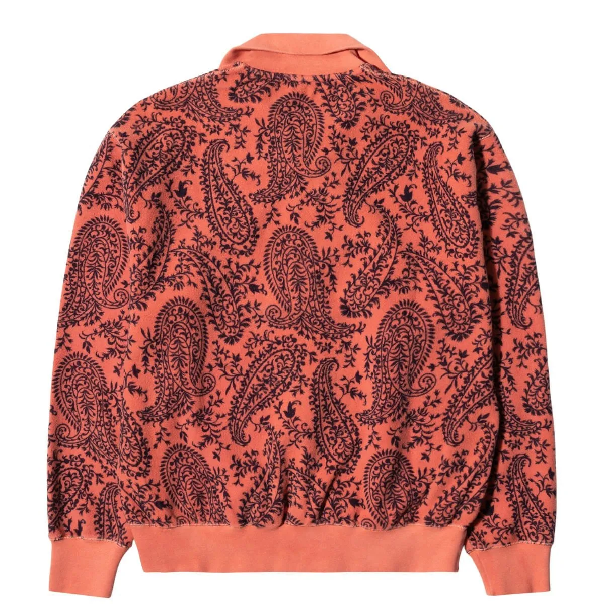 PAISLEY REVERSE FLEECE HALF ZIP