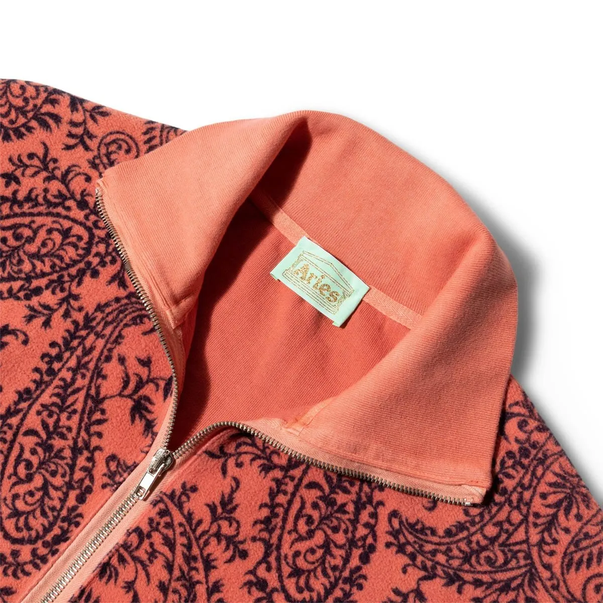 PAISLEY REVERSE FLEECE HALF ZIP