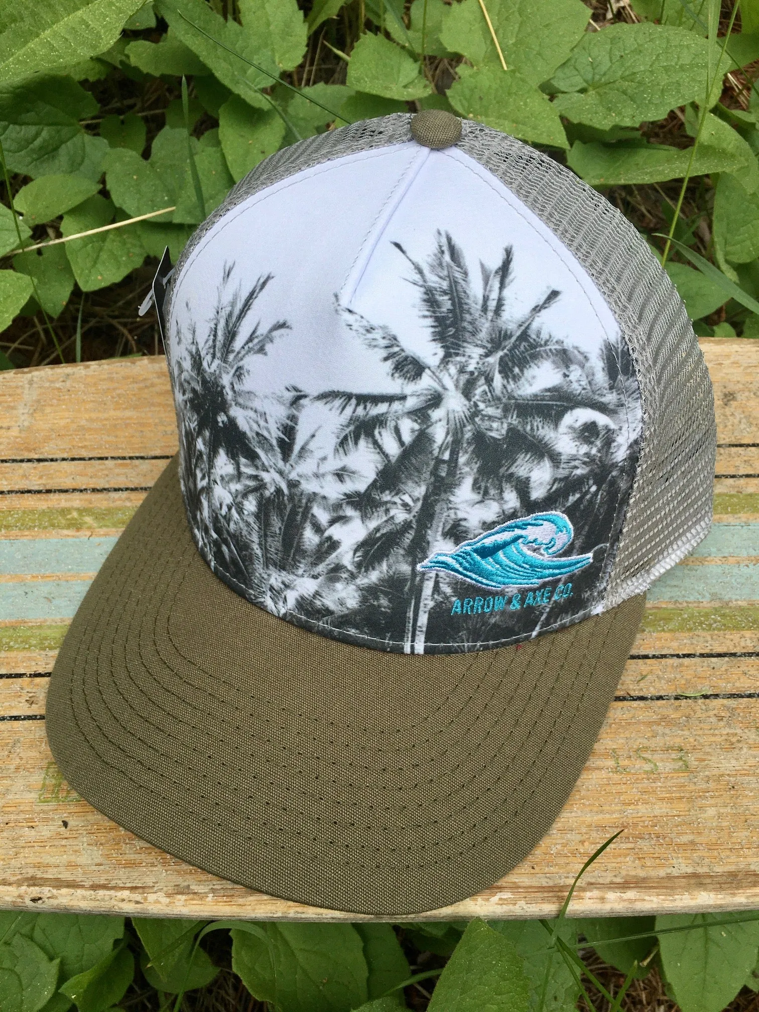 Palm Tree Print/Photo - truckers hat collection